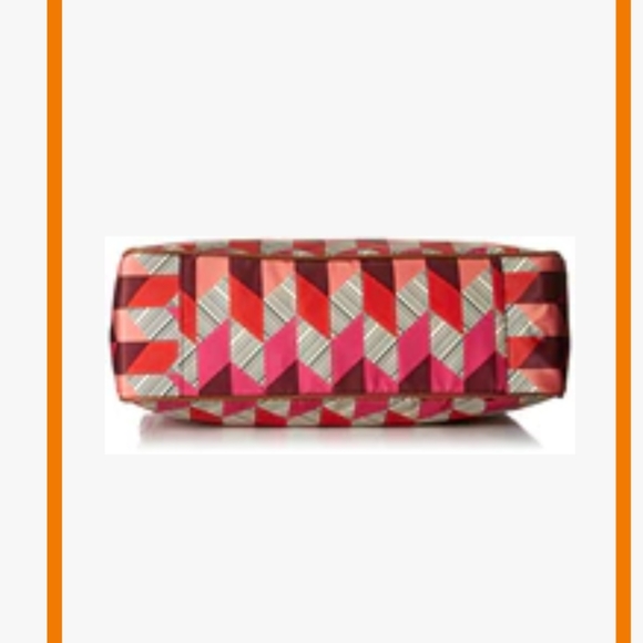 Vera Bradley LuggageVERA BRADLEY PREPPY POLY ZIP TOP TOTE, BOHEMIAN CHEVRON - Picture 4 of 6